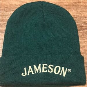 JAMESON IRISH WHISKEY Green Knit Winter Hat